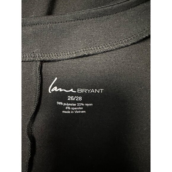 Lane Bryant Short Sleeve Square Neck Peplum Hem Blouse Size 26/28 - Picture 6 of 10